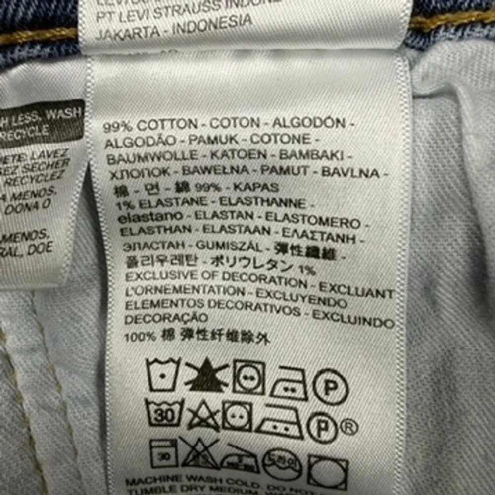 Levis 505 Regular Fit Jeans Mens 38x32/Actual 36